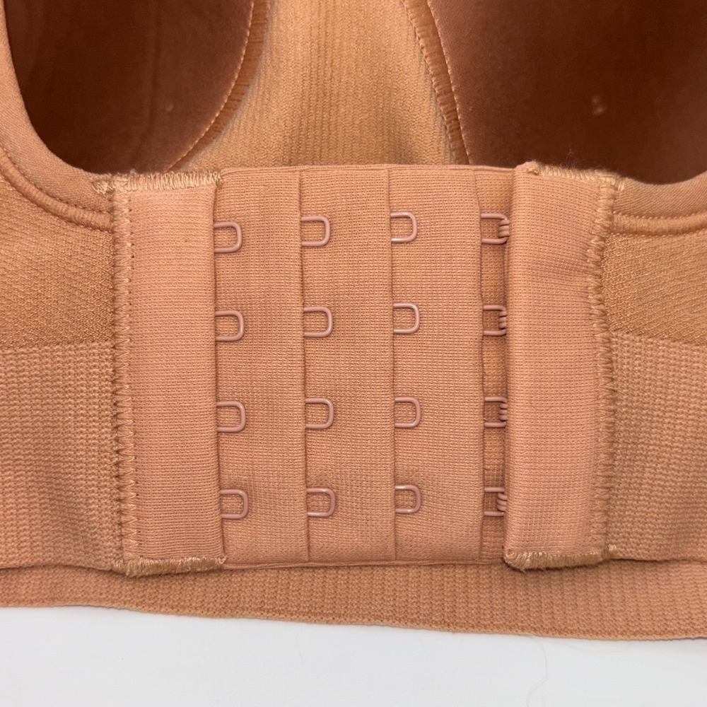 SHAPERMINT Wireless Shaping Bra Comfort Straps Stretch Seamless Tan Nude 4XL - Picture 5 of 12